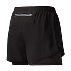 Shorts Masculino 2 em 1 MaxRun Fort Secagem Rápida e Camada Dupla