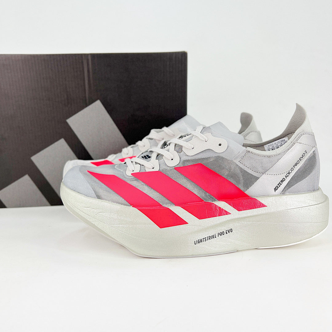 Adidas Adizero Adios Pro Evo 2 - Prata/Vermelho - imagem 9