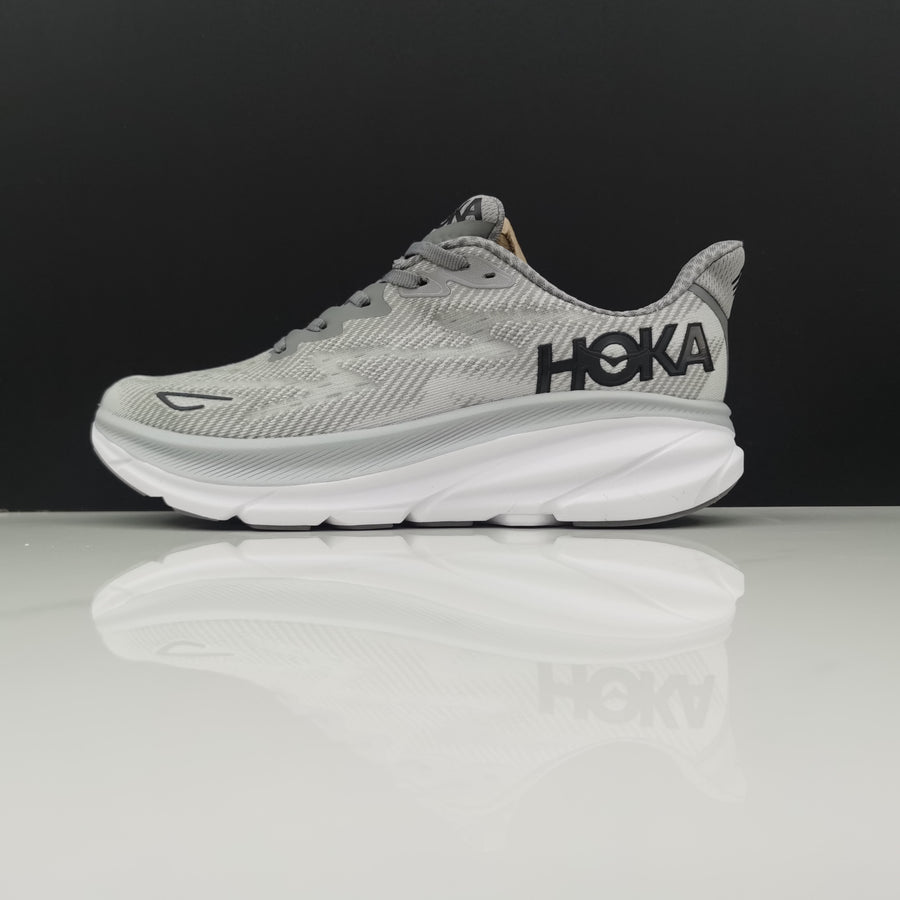 HOKA Clifton 9 Preto e Bronze – imagem 1 de 6