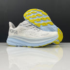 HOKA Clifton 9 Branco e Azul Claro – imagem 3 de 5