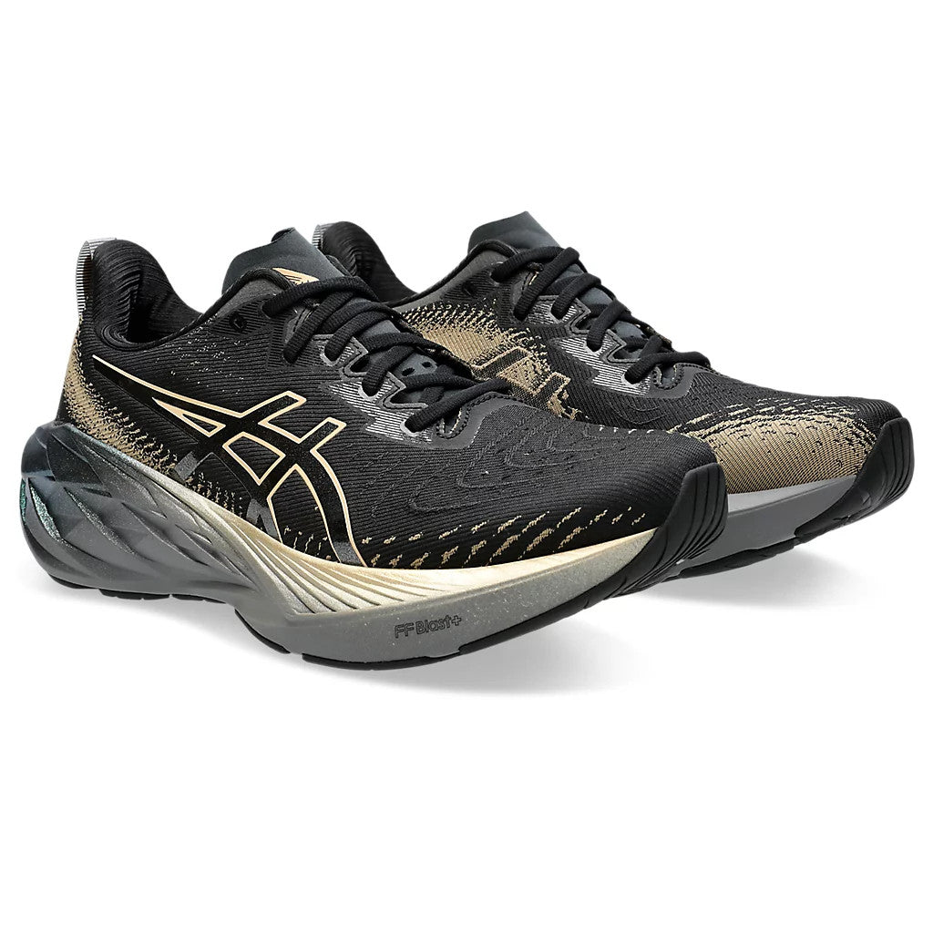 Asics Novablast™ 4 Platinum Preto Dourado