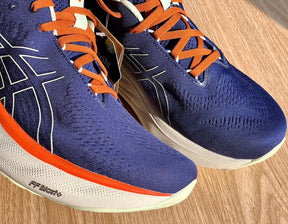 Asics Gel - Nimbus™ 25 Azul Marinho com Laranja e Branco