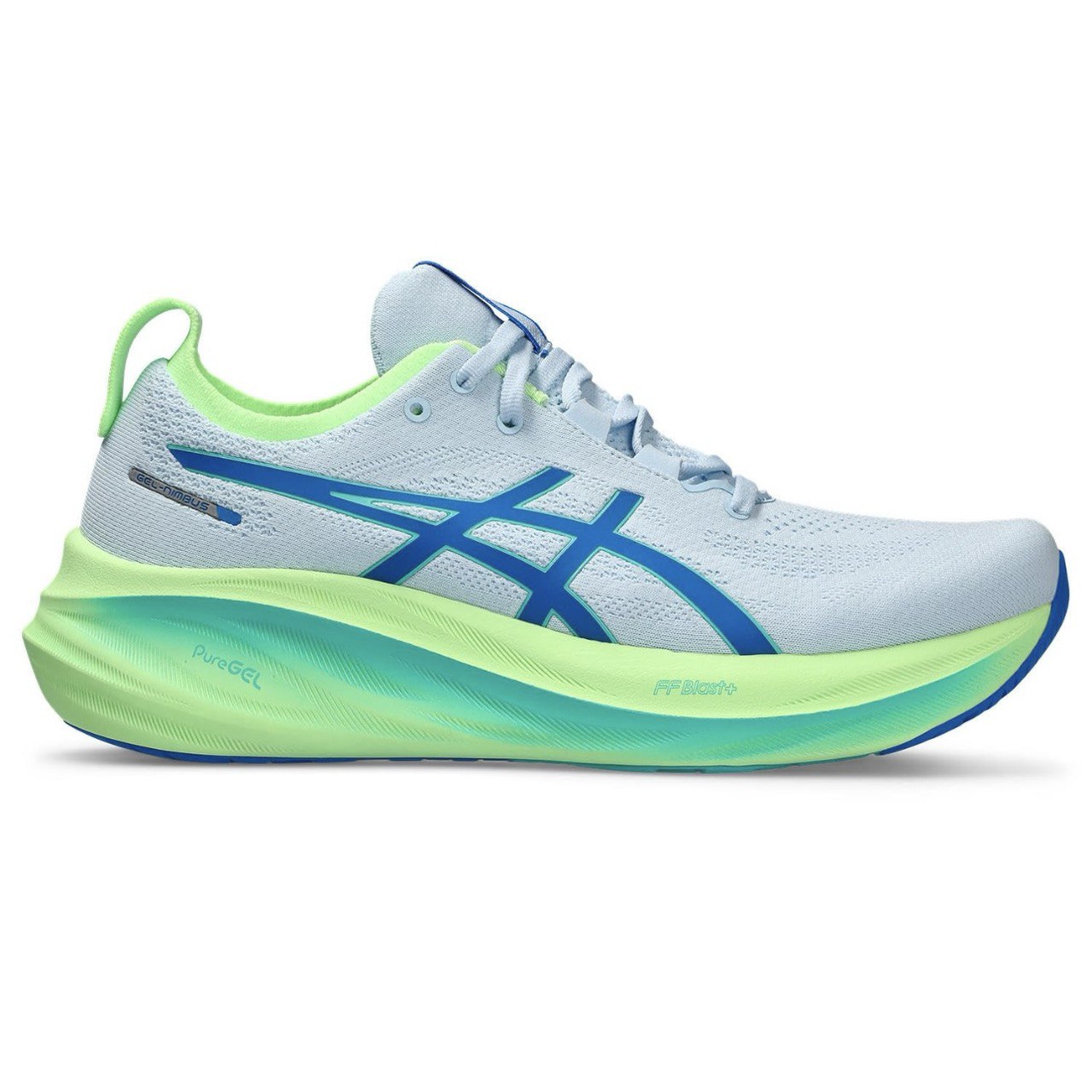 Asics Gel - Nimbus 26 - Azul com Verde