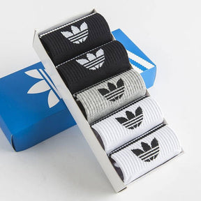 Kit 5 pares de Meias Adidas