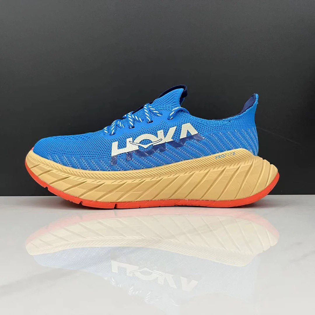 Hoka Carbon X3 - Azul/Laranja – ForTimer