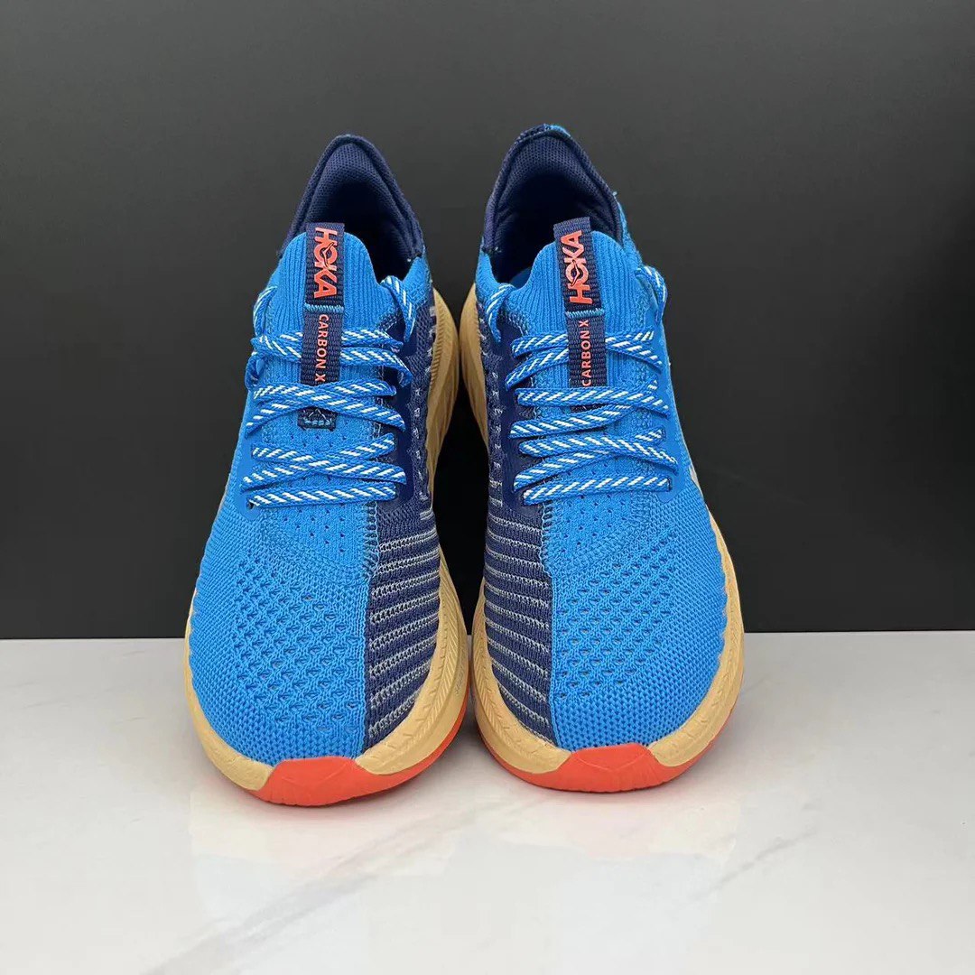 Hoka Carbon X3 - Azul/Laranja – ForTimer