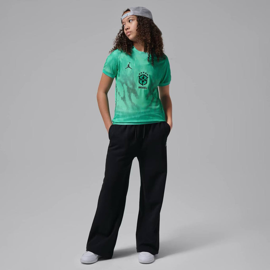 Camisa de Goleiro Brasil Jordan 2026/27 Torcedor Infantil Copa do Mundo